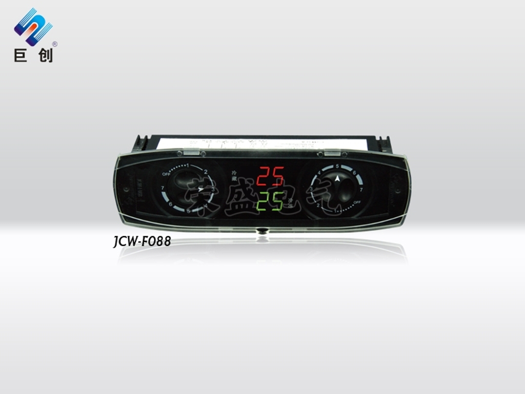 巨创JCW-F088温控器冰柜冷柜冰箱冷藏冷冻双温旋钮数显温度控制器