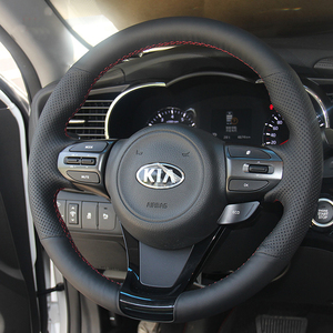 起亚智跑赛拉图欧风福瑞迪秀儿11-12款K5手缝方向盘套把套