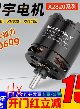 Sunnysky 朗宇 郎宇无刷电机马达 X2820 KV920 KV800 KV1100
