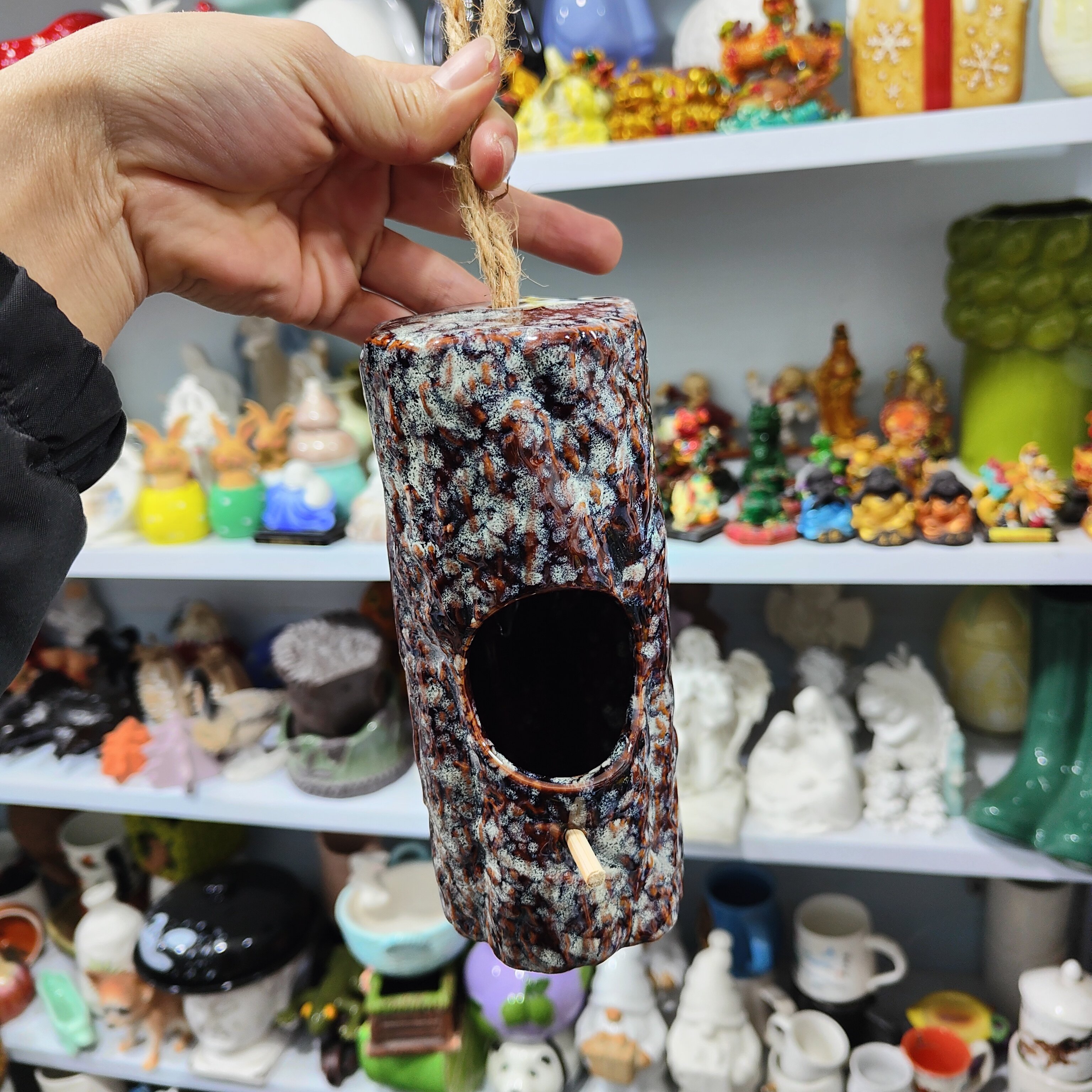 非偏远地区凑满19包邮部分瑕/窑变鸟窝挂盆,家居饰品,婚庆/商业花艺,淘宝优惠券,粉丝福利购,淘宝优惠卷