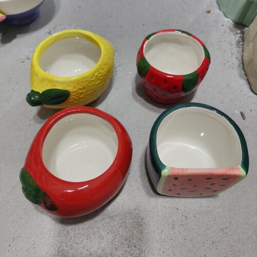 非偏远地区凑满19包邮部分瑕/柠檬苹果西瓜草莓置物盆花盆