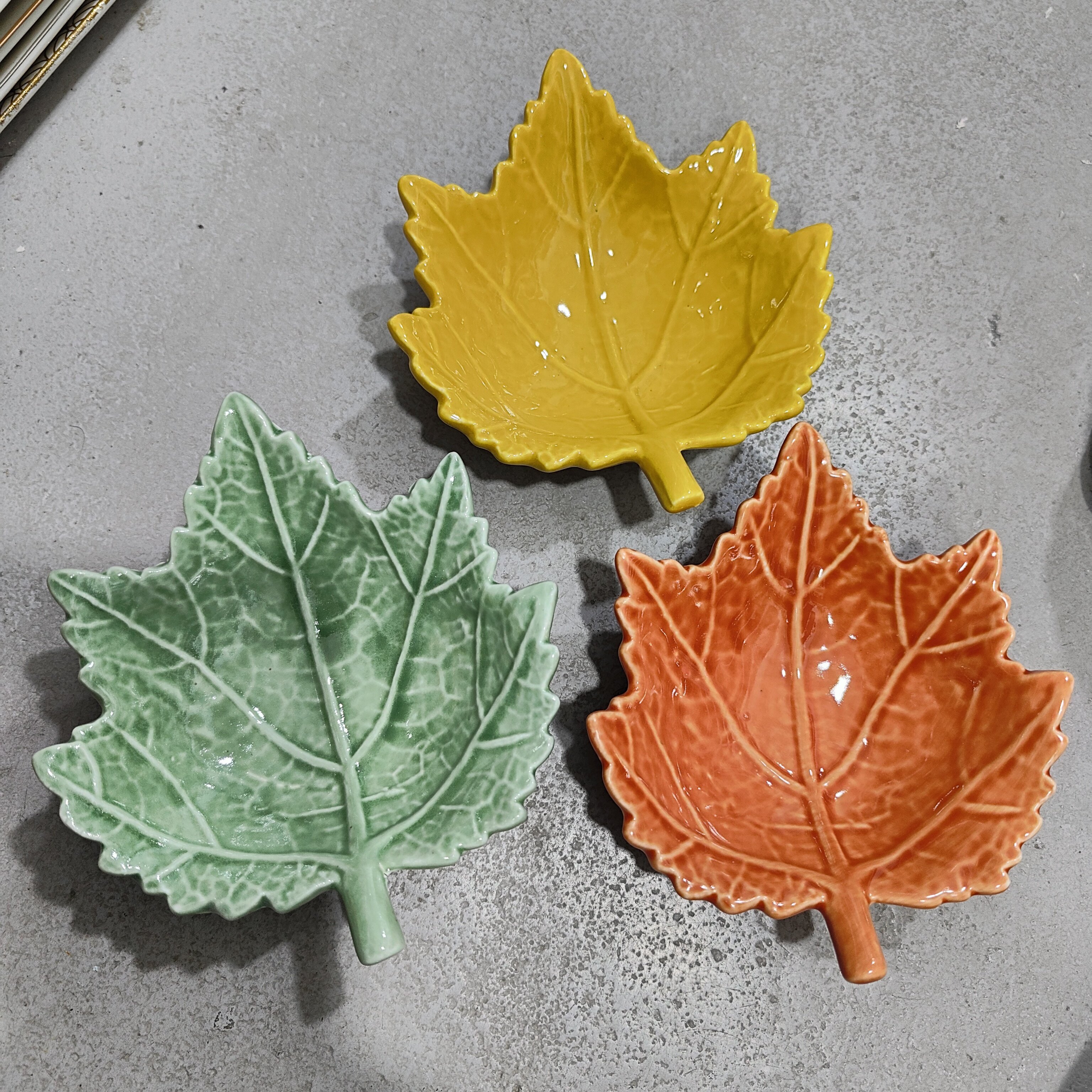 非偏远地区凑满19包邮部分瑕/高温陶瓷枫叶置物盆碟针孔缺釉,家居饰品,婚庆/商业花艺,淘宝优惠券,粉丝福利购,淘宝优惠卷