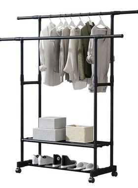 Clotheshorse floor folding clothes cabinet rod drying rack