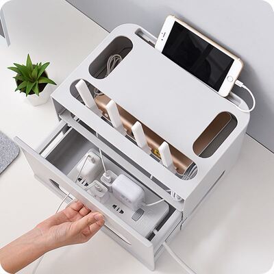 wifi router storage rack wireless line plug cable box
