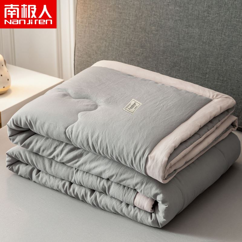 Cotton Summer Quilt 纯棉白色提花空调被 可水洗夏季绗缝薄被