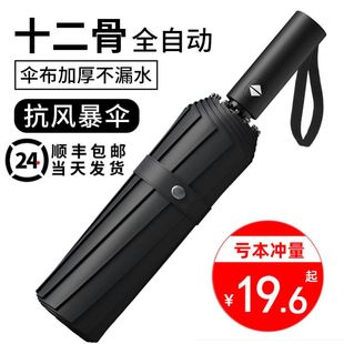 umbrella oversized double automatic business windproof