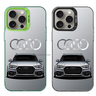 大孔彩银壳适用苹果个性潮流