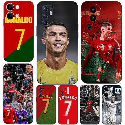 硅胶软手机壳适用OPPO A72 5G RENO14 13 12 11 10 9 8 7 6 5 PRO K PLUS + C罗纳尔多ronaldo