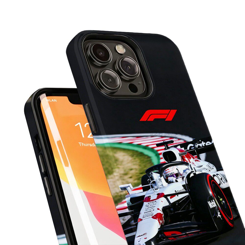 菲林手机壳适用苹果17iPhone16Pro15Max13Pro12XS14XR11X 白色方程式F1赛车