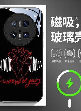 磁吸玻璃手机壳适用华为mate80pura70mate60pro max plus ultra 北极猴子摇滚乐队Arctic Monkeys