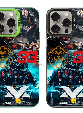 大孔硬壳手机壳适用苹果iPhone17Pro16Max13Pro15XS14XR8X7plus12SE11 维斯塔番潘F1最酷图案