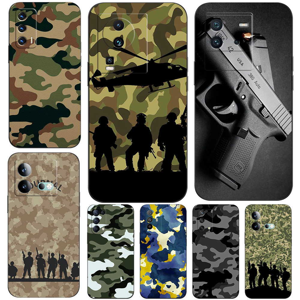 硅胶软手机壳适用OPPO IQoo neo 5S 5 6 6SE 7 7SE 竞速版 迷彩军事图案枪男人,3C数码配件,手机保护套/壳,淘宝优惠券,粉丝福利购,淘宝优惠卷