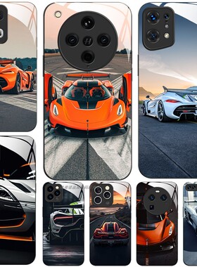 玻璃手机壳适用OPPO FINDX9 X8 PRO X7X6X5X3RENO15 14 13RPO12 11K12K11K10  柯尼塞格超跑赛汽车