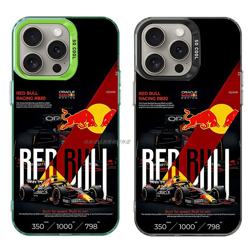 大孔硬壳手机壳适用苹果iPhone17Pro16Max13Pro15XS14XR8X7plus12SE11 超酷F1赛车