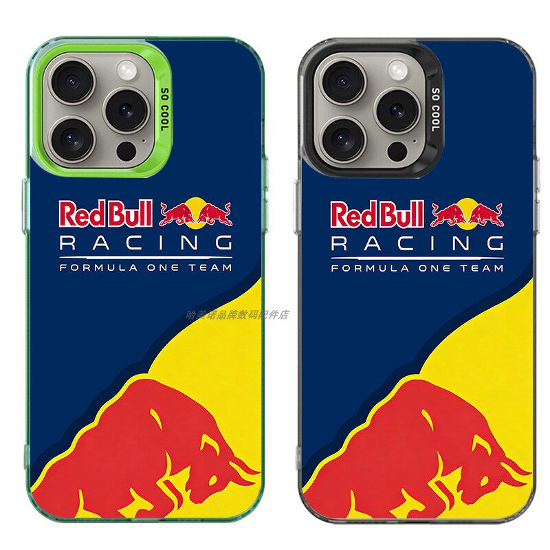 大孔硬壳手机壳适用苹果iPhone17Pro16Max13Pro15XS14XR8X7plus12SE11 F1红牛赛车