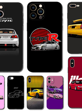 硅胶本田思域911GTS赛车跑车手机壳套适用于苹果iPhone 17 16 15 14 13 12 11pro MAX X XS XR7 8PLUS防摔