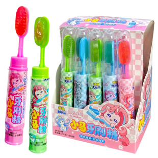 儿创意糖果玩具可以吃 牙刷糖牙膏糖好吃又好玩新奇趣味零食批发