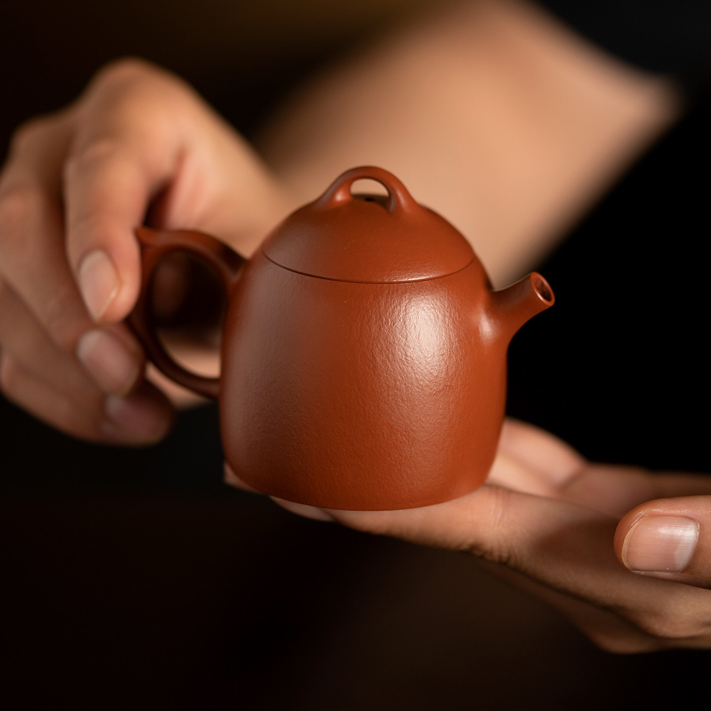 小谦山房秦权全手工高端紫砂壶原矿中式家用泡茶壶一人用功夫茶具