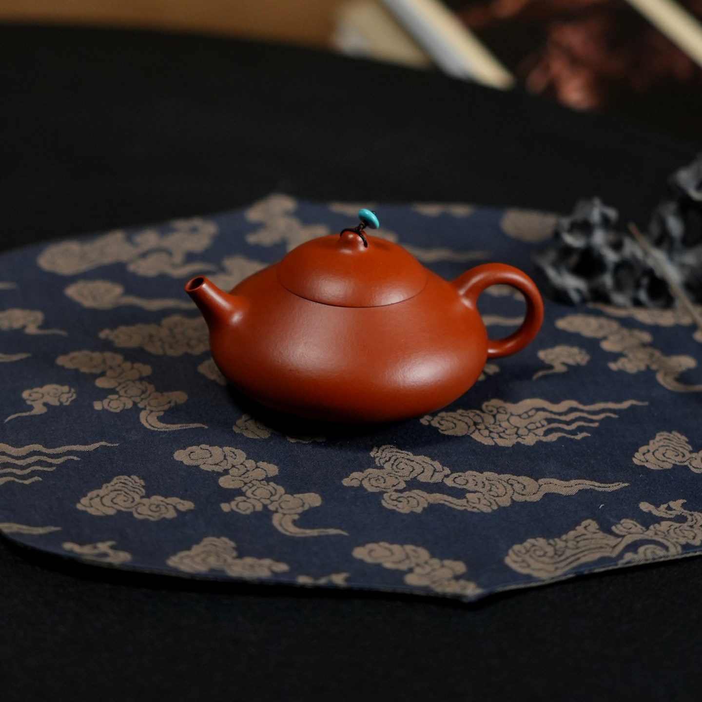 小谦山房横云紫砂壶宜兴手工原矿朱泥功夫茶具泡茶器高颜值小品壶