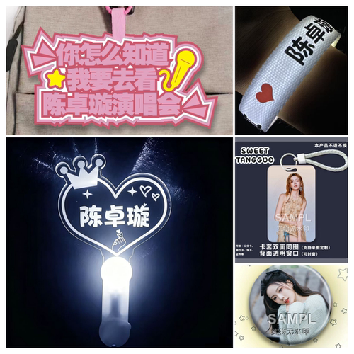 陈卓璇2026【当·拾】巡回演唱会应援发光手环荧光棒气氛道具挂件
