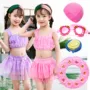 Áo tắm cho bé gái 10 bộ đồ bơi một mảnh dễ thương chia tay cậu bé 12-15 tuổi áo tắm nóng xuân 7 bộ đồ bơi - Đồ bơi trẻ em áo bơi trẻ em