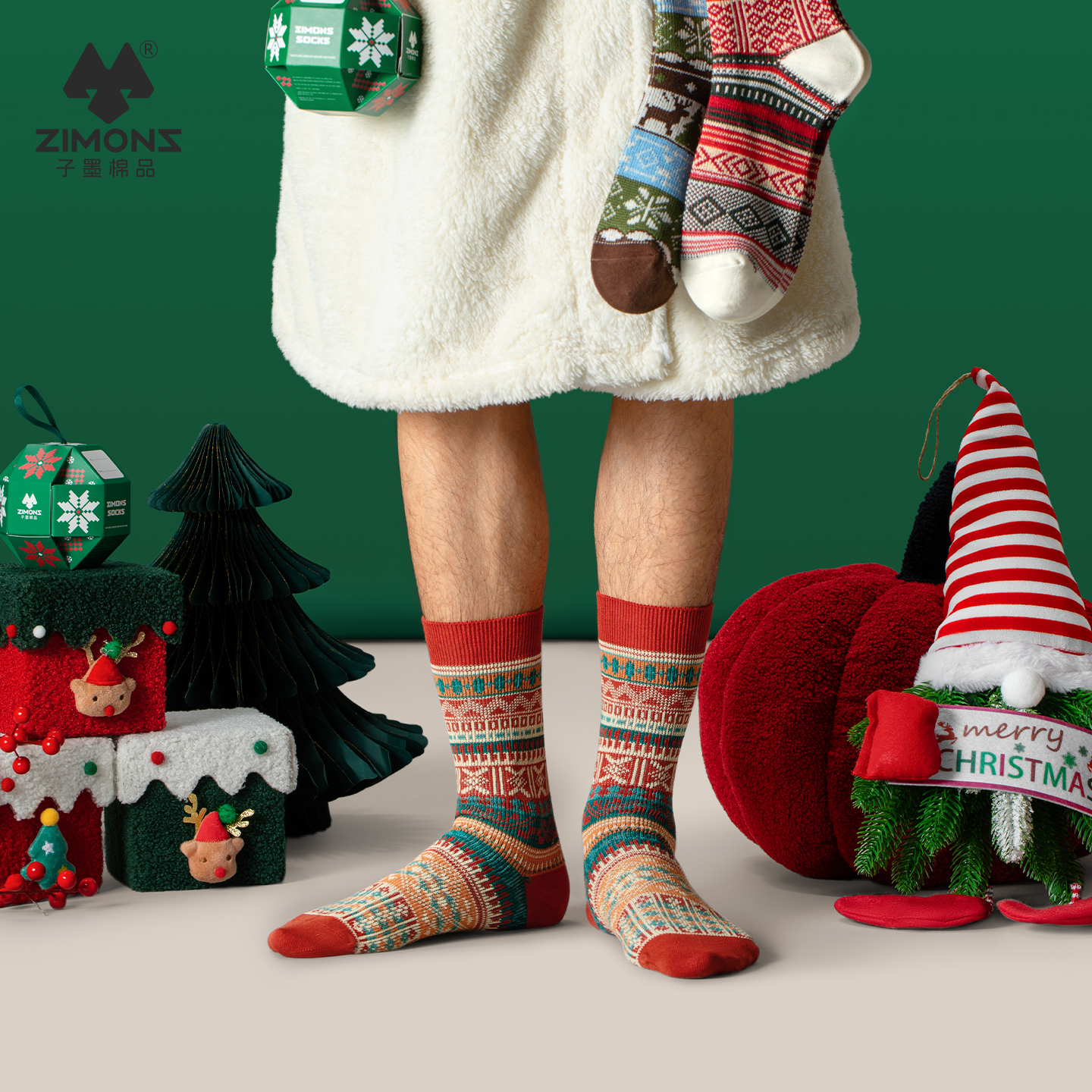 【圣诞氛围】子墨情侣同款圣诞袜