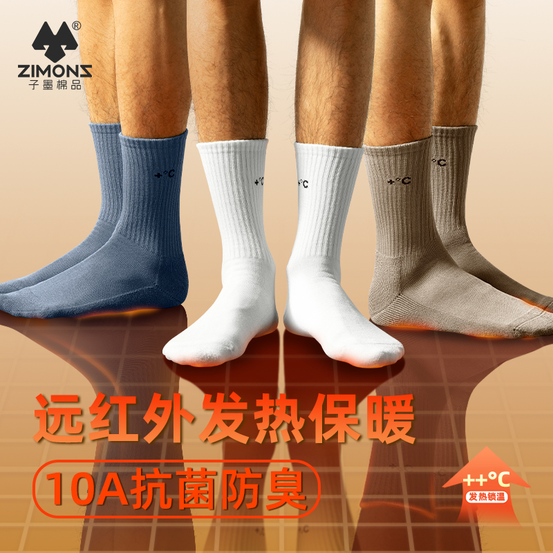 子墨袜子男士发热袜秋冬