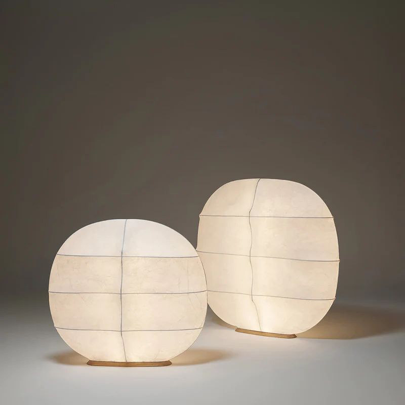 侘寂风蚕丝落地灯客厅酒店大堂走廊中国风创意中式古典日式氛围灯