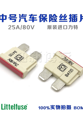 166.7000.5252 PUDENZ保险插片 25A/80V 进口力特 中号汽车保险丝