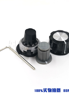 3590S配套精密刻度旋钮 RV24/30 WXD3多圈电位器旋钮 帽子 6/4mm