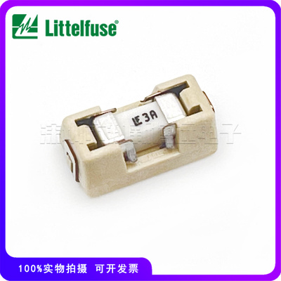 0154003.DR 进口力特1808带座快熔断保险丝 LF 3A 125V一次性贴片