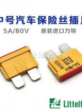 166.7000.4502 PUDENZ保险插片 5A/80V 进口力特 中号汽车保险丝