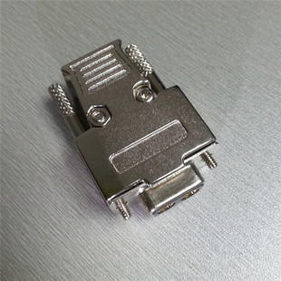 长螺丝金属外壳RS232 2W2 485d HDB15 2V2锌合金铁壳 sub DB9焊接