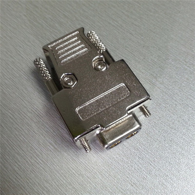 DB9焊线长螺丝金属外壳