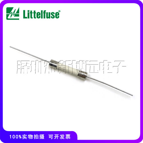 0325025.MXWK34P 力特6*32陶瓷保险丝管 T25A 125V 带引线慢熔断