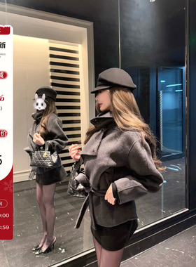 CCZEE 12/22 20:00pm新品【晚秋凯瑟琳】多穿法羊绒腰带大衣