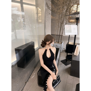 莫桑恋人 00pm新品 金属环扣挂脖背心 CCZEE