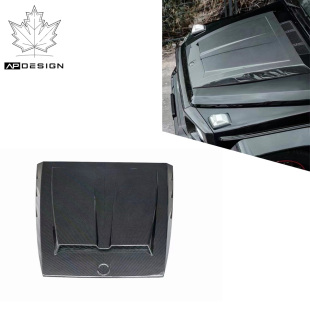 适用于奔驰G级W464 碳纤机盖引擎盖 W463升级巴博斯款