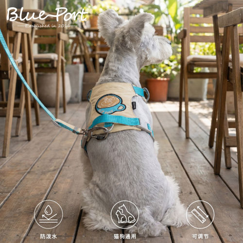 BluePort宠物胸背牵引绳中小型犬