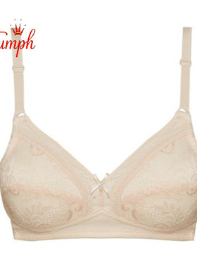 黛安芬正品无钢圈舒适透气薄杯3/4文胸内衣 E001758