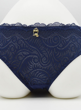黛安芬SLOGGI时尚性感蕾丝无痕女中腰三角内裤74-6278