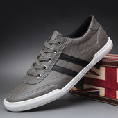 男板鞋 新款 韩版 小白鞋 防水软皮鞋 休闲运动网红春秋季 2026透气板鞋