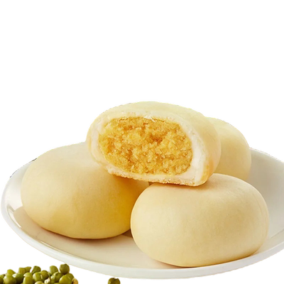 绿豆糕冰皮板栗酥饼解饿网红零食