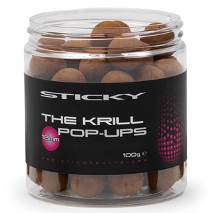 英国Sticky棕色纯磷虾弹出型丸饵Sticky The Krill Pop Ups