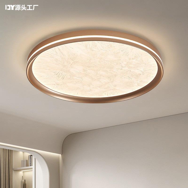 现代简约卧室吸顶灯高级感轻奢风新款书房灯全光谱护眼房间吸顶灯