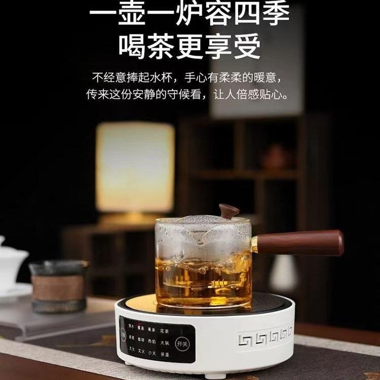 2025新款电陶炉小型煮茶器家用烧水泡茶光波炉恒温智能电热茶炉