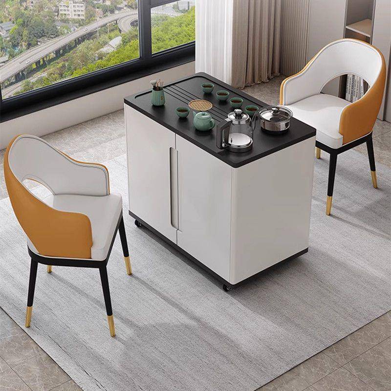 可移动茶台小型茶桌边柜家用沙发边茶车轻奢现代茶几桌阳台泡茶桌