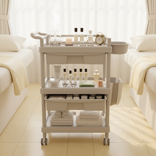 美容院专用小推车皮肤管理移动手推置物架整形高级仪器手推工具车