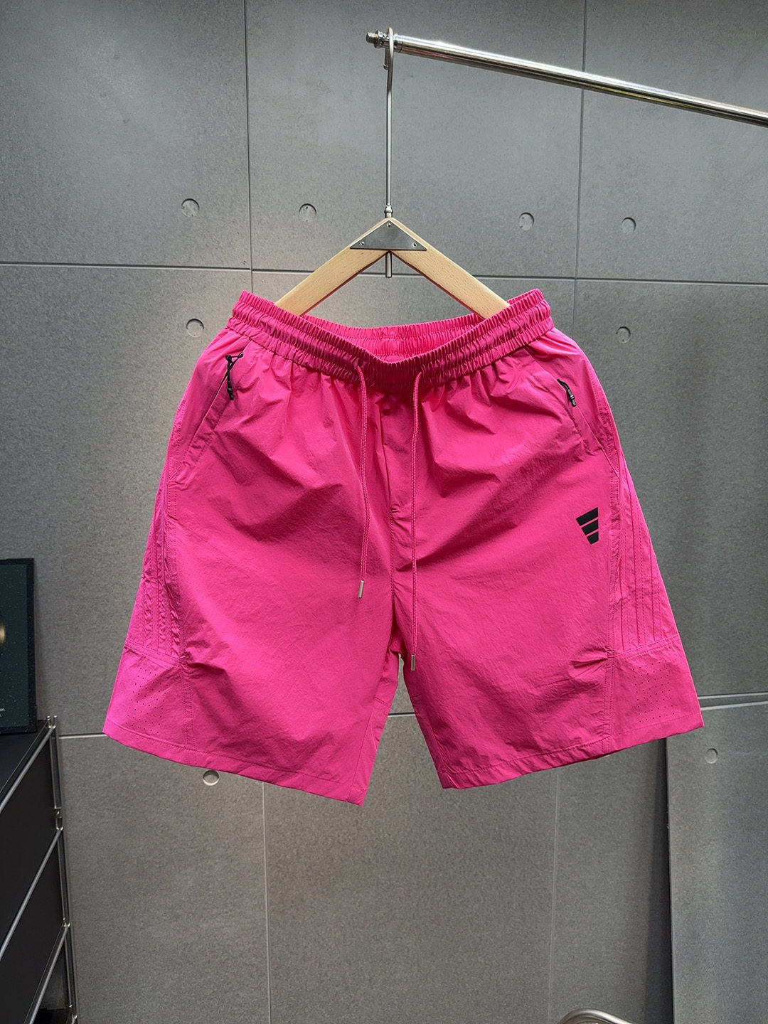 夏季新款休闲运动短裤男士潮流宽松拼接五分裤百搭设计感潮牌裤子