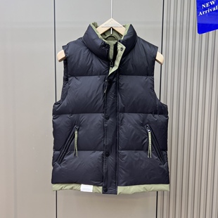 背心白鸭绒外套潮 羽绒服马甲男简约立领坎肩休闲保暖修身 冬季 新款